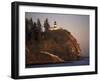 Cape Disappointment Lighthouse, Lewis and Clark Trail, Illwaco, Washington, USA-Connie Ricca-Framed Photographic Print