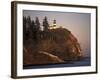 Cape Disappointment Lighthouse, Lewis and Clark Trail, Illwaco, Washington, USA-Connie Ricca-Framed Photographic Print