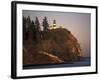 Cape Disappointment Lighthouse, Lewis and Clark Trail, Illwaco, Washington, USA-Connie Ricca-Framed Photographic Print