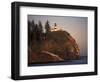 Cape Disappointment Lighthouse, Lewis and Clark Trail, Illwaco, Washington, USA-Connie Ricca-Framed Photographic Print