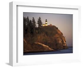 Cape Disappointment Lighthouse, Lewis and Clark Trail, Illwaco, Washington, USA-Connie Ricca-Framed Photographic Print