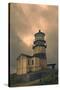 Cape Disappointment Lighthouse-George Johnson-Stretched Canvas