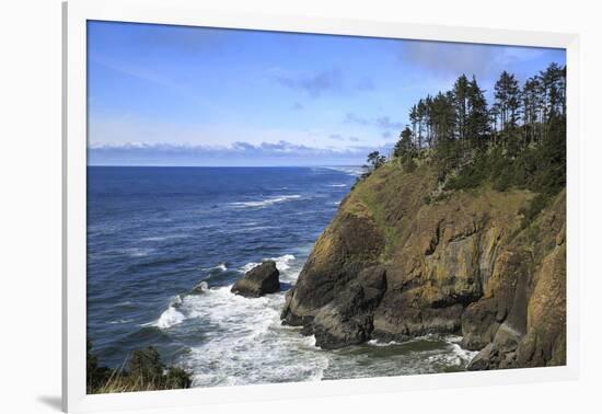 Cape Disappointment, Washington State.-Jolly Sienda-Framed Photographic Print