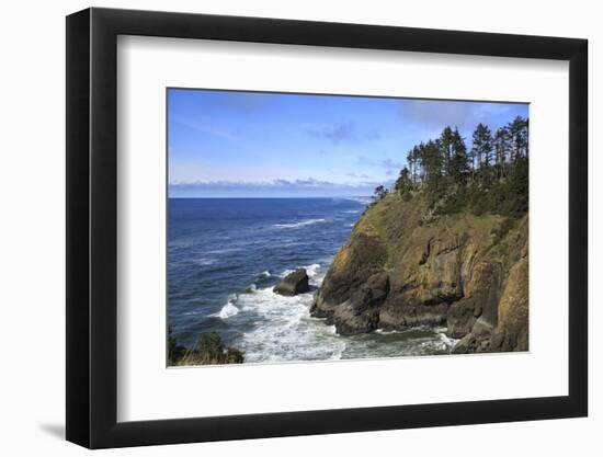 Cape Disappointment, Washington State.-Jolly Sienda-Framed Photographic Print