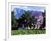 Cape Dutch Farmstead Vineyard Near Franschoek, Western Cape, South Africa-John Warburton-lee-Framed Photographic Print