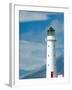 Cape Egmont Lighthouse and Mt Taranaki, Mt Egmont, Taranaki, North Island, New Zealand-David Wall-Framed Photographic Print