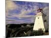 Cape Enrage Lighthouse, New Brunswick, Canada-Walter Bibikow-Mounted Photographic Print