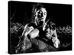Cape Fear, Robert Mitchum, Gregory Peck, 1962-null-Stretched Canvas