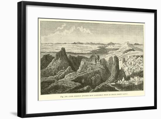 Cape Fligely, Payer's Most Northerly Point in Franz Josef's Land-null-Framed Giclee Print