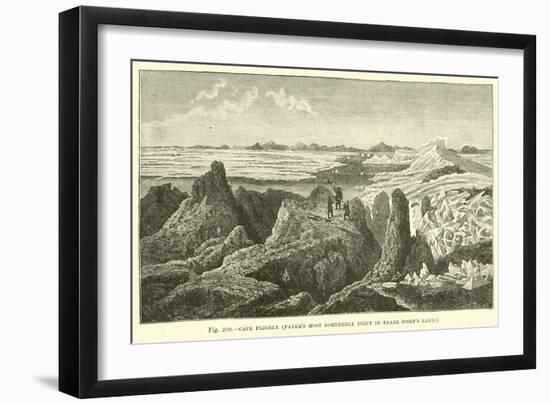 Cape Fligely, Payer's Most Northerly Point in Franz Josef's Land-null-Framed Giclee Print