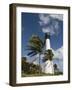 Cape Florida Lighthouse, Key Biscayne, Miami, Florida-Walter Bibikow-Framed Photographic Print