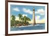 Cape Florida Lighthouse, Miami, Florida-null-Framed Premium Giclee Print
