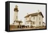 Cape Foulweather Lighthouse-null-Framed Stretched Canvas
