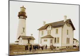 Cape Foulweather Lighthouse-null-Mounted Art Print