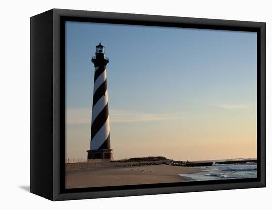 Cape Hatteras Lighthouse at Sunrise-Joseph Sohm-Framed Stretched Canvas