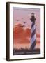 Cape Hatteras Lighthouse - North Carolina - Sunrise-Lantern Press-Framed Art Print