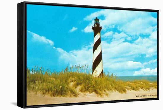 Cape Hatteras Lighthouse, North Carolina-null-Framed Stretched Canvas