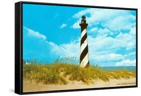 Cape Hatteras Lighthouse, North Carolina-null-Framed Stretched Canvas