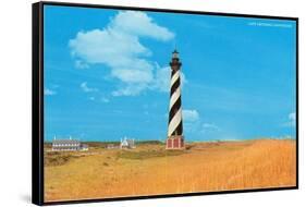 Cape Hatteras Lighthouse, North Carolina-null-Framed Stretched Canvas