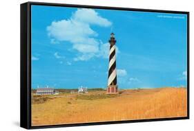 Cape Hatteras Lighthouse, North Carolina-null-Framed Stretched Canvas