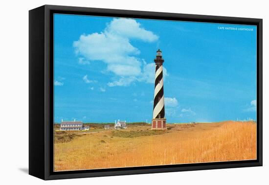 Cape Hatteras Lighthouse, North Carolina-null-Framed Stretched Canvas