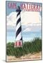 Cape Hatteras Lighthouse - Outer Banks, North Carolina-null-Mounted Poster