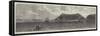 Cape Haytien, Island of Hayti, with HMS Galatea Shelling the Forts-null-Framed Stretched Canvas