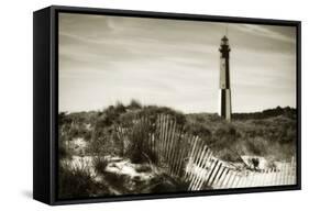 Cape Henry Light IV-Alan Hausenflock-Framed Stretched Canvas