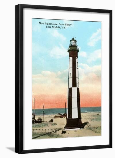 Cape Henry Lighthouse-null-Framed Art Print