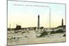 Cape Henry Lighthouses-null-Mounted Art Print