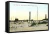 Cape Henry Lighthouses-null-Framed Stretched Canvas