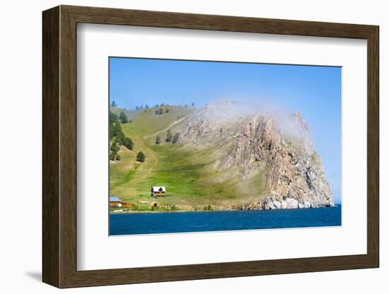 Cape Hoboy. Island of Olkhon.-Elena Rybakova-Framed Photographic Print