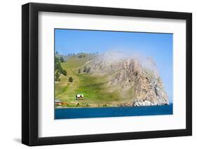 Cape Hoboy. Island of Olkhon.-Elena Rybakova-Framed Photographic Print