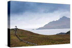 Cape Horn at the far southern end of South America, in the islands of Cape Horn National Park, Pata-Alex Robinson-Stretched Canvas