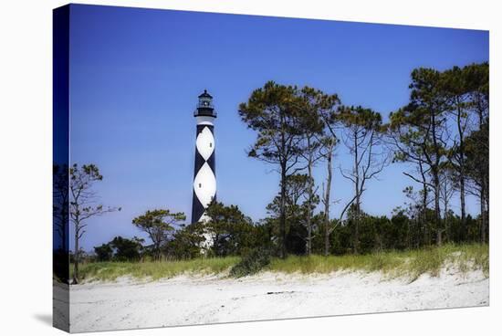 Cape Lookout Light III-Alan Hausenflock-Stretched Canvas