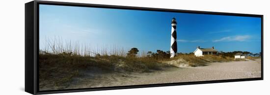 Cape Lookout Lighthouse, Outer Banks, North Carolina, Usa-null-Framed Stretched Canvas