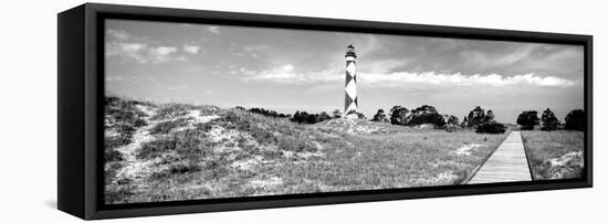 Cape Lookout Lighthouse, Outer Banks, North Carolina, USA-null-Framed Stretched Canvas