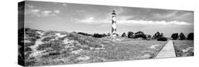 Cape Lookout Lighthouse, Outer Banks, North Carolina, USA-null-Stretched Canvas