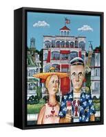 Cape May Gothic-Bill Bell-Framed Stretched Canvas