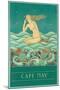 Cape May, Listening Mermaid-null-Mounted Art Print