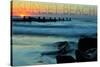 Cape May, New Jersey - Sunset Beach-Lantern Press-Stretched Canvas