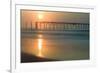 Cape May, New Jersey, USA, morning, pier, sunrise-Sheila Haddad-Framed Premium Photographic Print