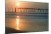 Cape May, New Jersey, USA, morning, pier, sunrise-Sheila Haddad-Mounted Premium Photographic Print