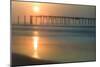 Cape May, New Jersey, USA, morning, pier, sunrise-Sheila Haddad-Mounted Photographic Print
