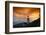 Cape Meares Lighthouse at golden hour, Tillamook County, Oregon, USA-Panoramic Images-Framed Photographic Print