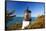 Cape Meares Lighthouse, from Cape Meares, Oregon, USA-Craig Tuttle-Framed Stretched Canvas