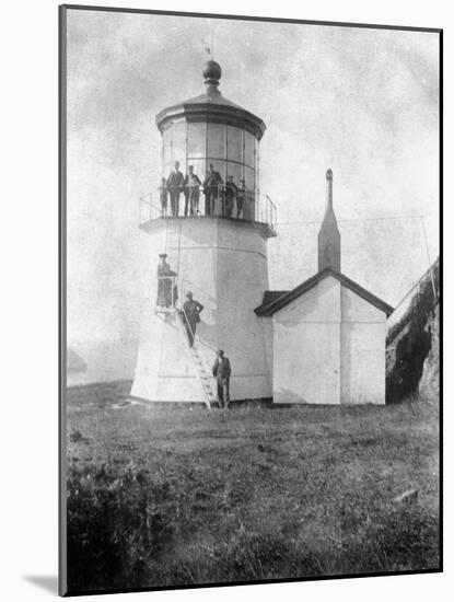 Cape Meares Lighthouse, Oregon No.2-Lantern Press-Mounted Art Print