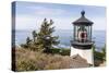 Cape Meares, Oregon, USA. Cape Meares lighthouse on the Oregon coast.-Emily Wilson-Stretched Canvas