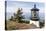 Cape Meares, Oregon, USA. Cape Meares lighthouse on the Oregon coast.-Emily Wilson-Stretched Canvas