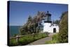 Cape Meares State Viewpoint, Cape Meares Lighthouse, Oregon, USA-Jamie & Judy Wild-Stretched Canvas